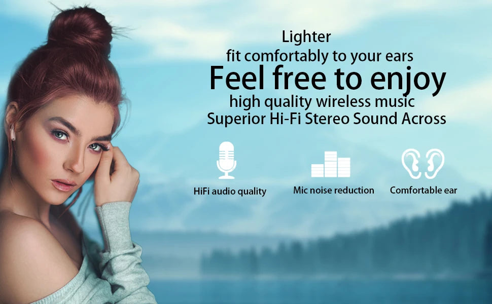 Original Wireless Bluetooth Earbuds – HiFi Stereo ANC