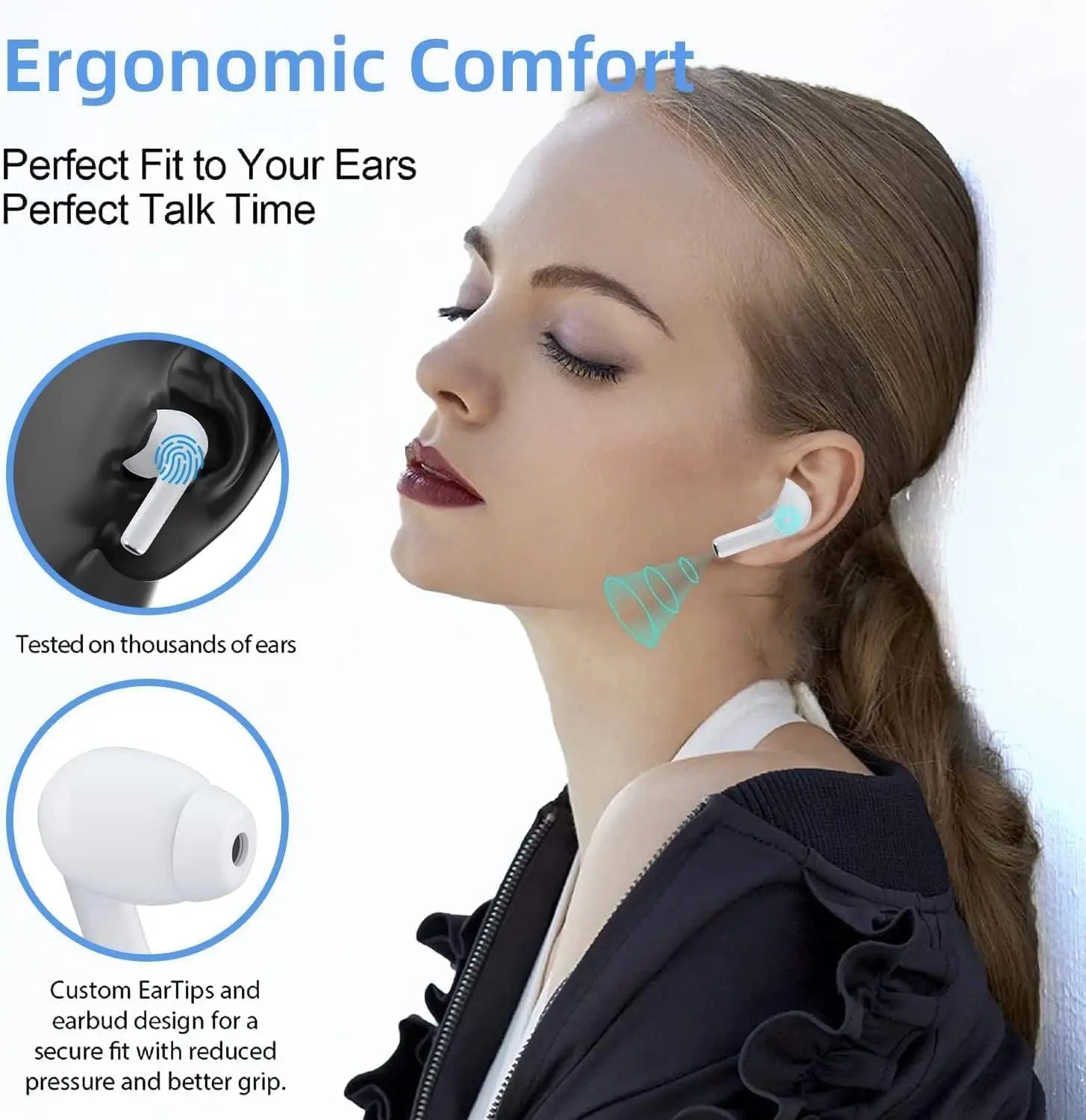 Original Wireless Bluetooth Earbuds – HiFi Stereo ANC