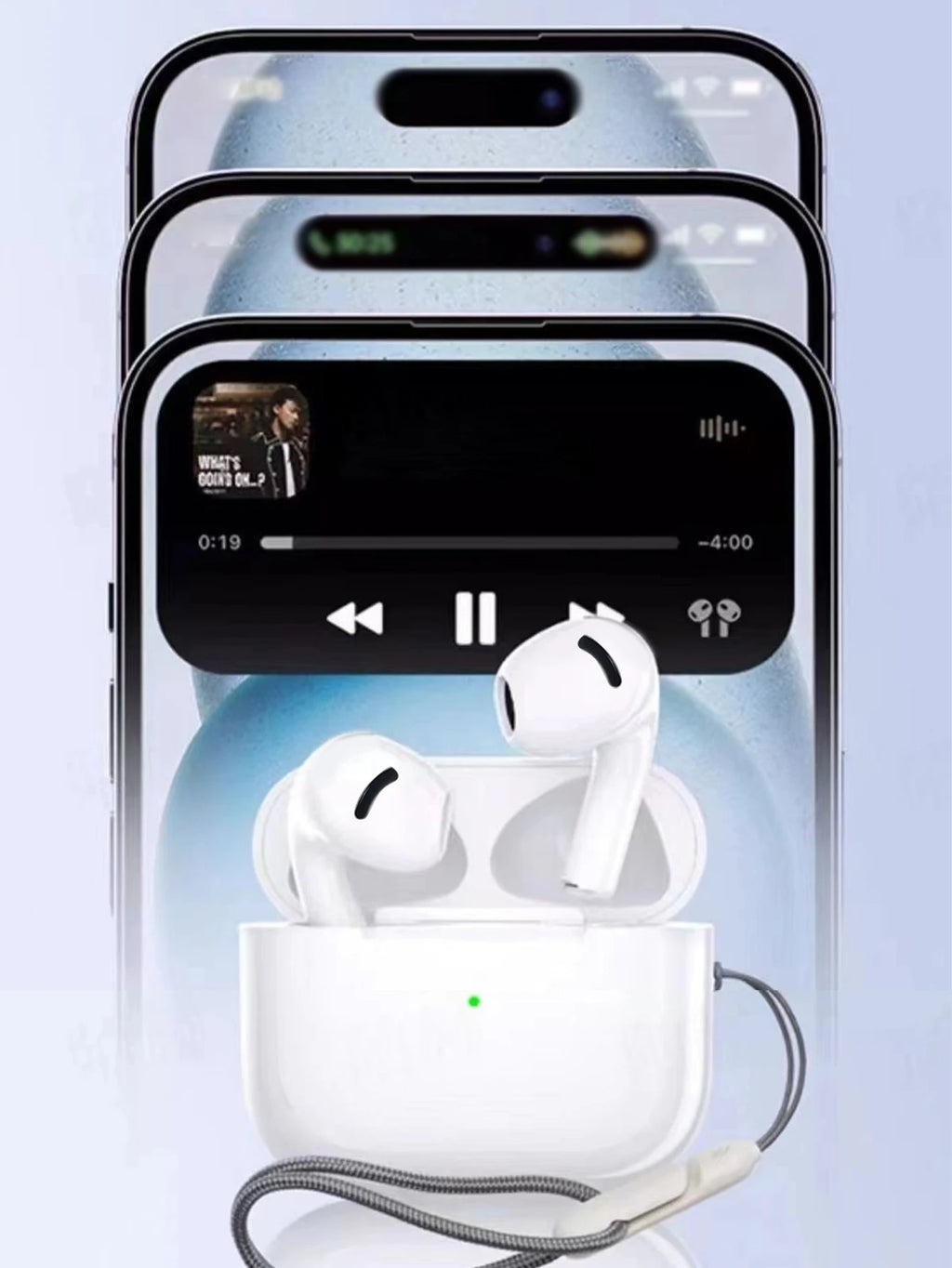 Wireless Stereo Headphones – Long Battery, Touch Control, ANC
