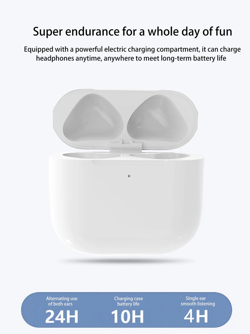Wireless Stereo Headphones – Long Battery, Touch Control, ANC