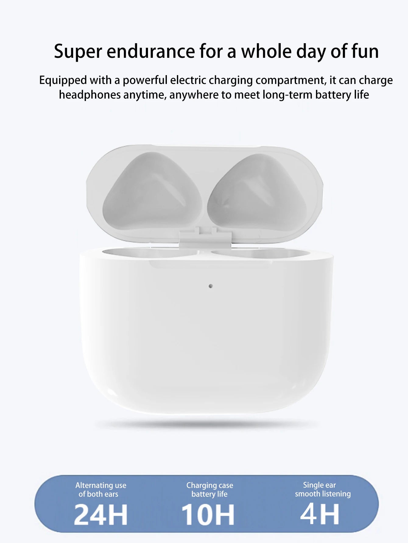 Wireless Stereo Headphones – Long Battery, Touch Control, ANC