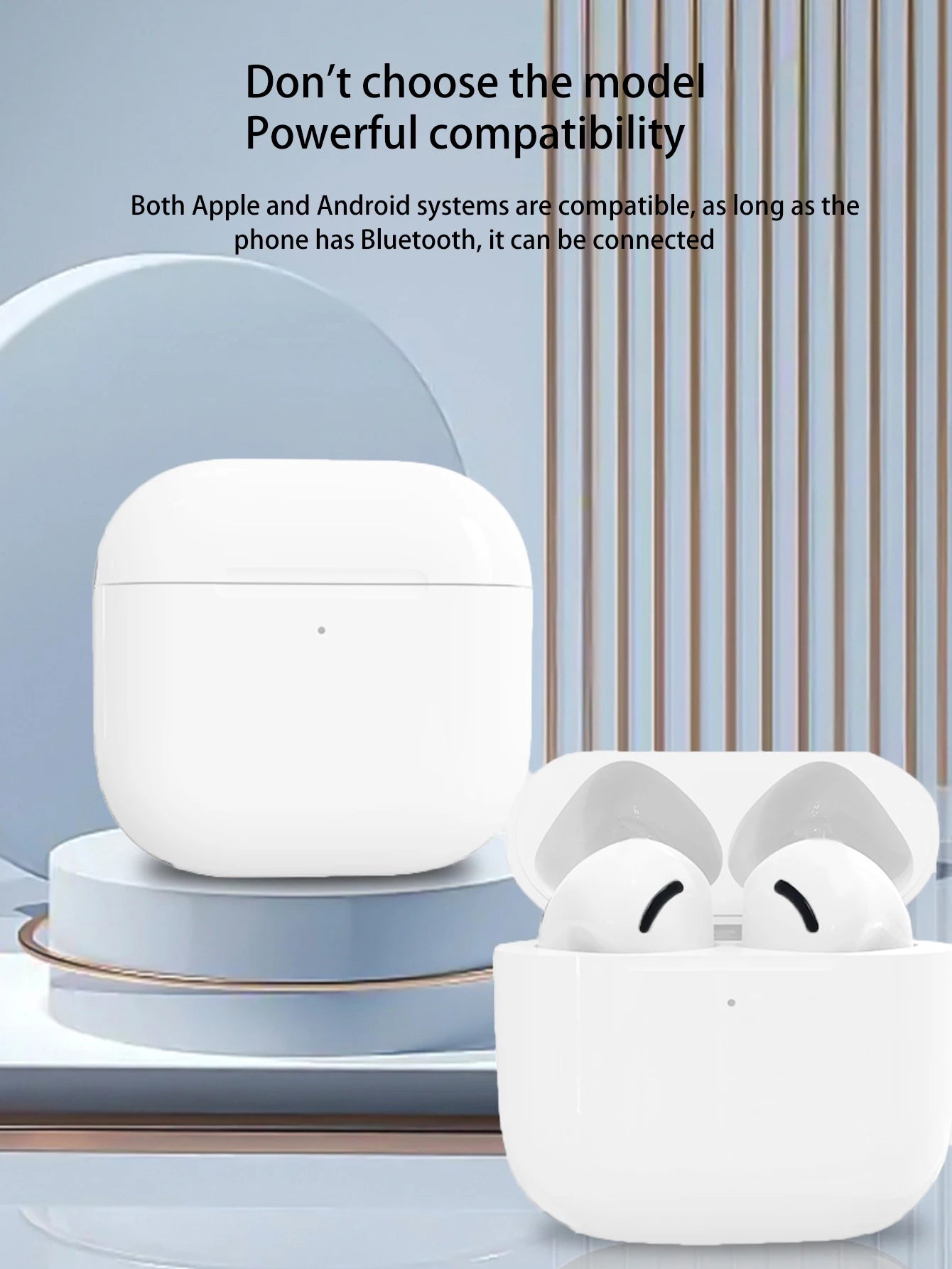 Wireless Stereo Headphones – Long Battery, Touch Control, ANC